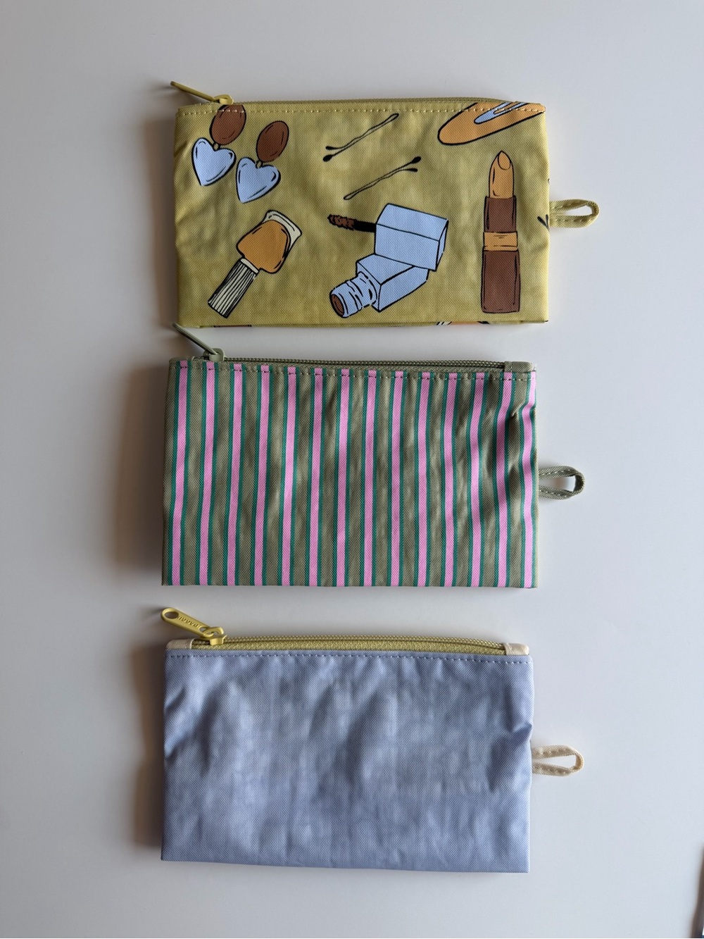 NWOT BAGGU Set of 3 SMALL SIZE Go Pouches